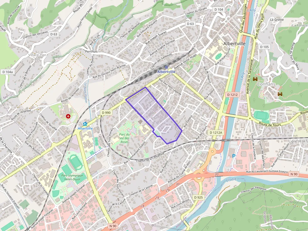 Appartement 84 m² quatre pièces à vendre à Albertville