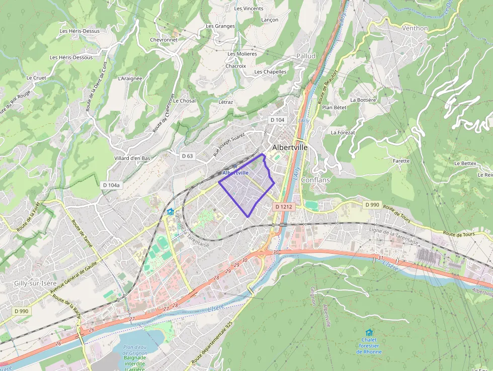 Appartement 83 m² 5 pièces à vendre à Albertville