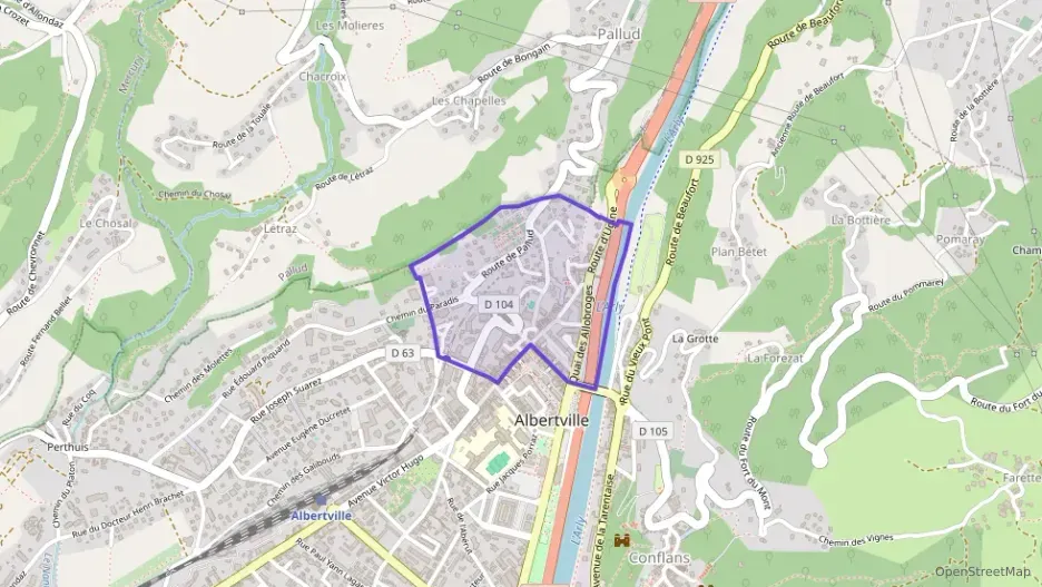 Appartement 63 m² deux pieces à vendre à Albertville