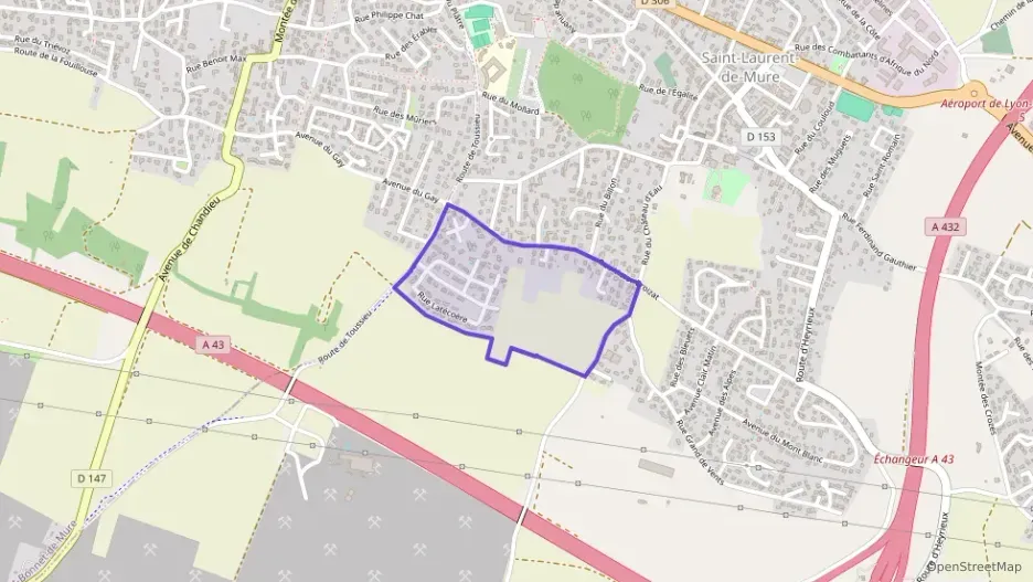 Appartement 71 m² trois pièces à vendre à Saint-Laurent-de-Mure Appartement 71 m² trois pièces à vendre à Saint-Laurent-de-Mure