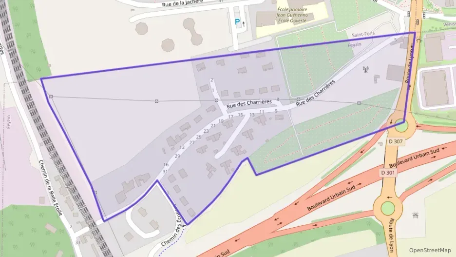 Appartement 53 m² deux pieces à vendre à Feyzin