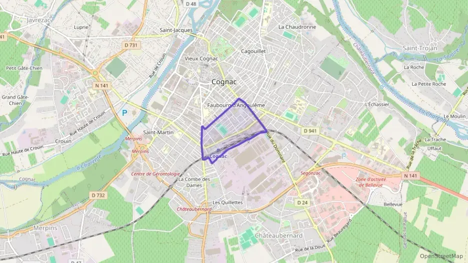 Appartement 79 m² quatre pièces à vendre à Cognac Appartement 79 m² quatre pièces à vendre à Cognac