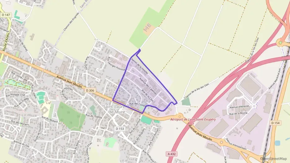 Appartement 60 m² trois pièces à vendre à Saint-Laurent-de-Mure Appartement 60 m² trois pièces à vendre à Saint-Laurent-de-Mure