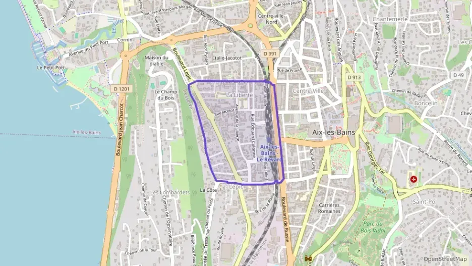 Appartement 54 m² trois pièces à vendre à Aix-les-Bains