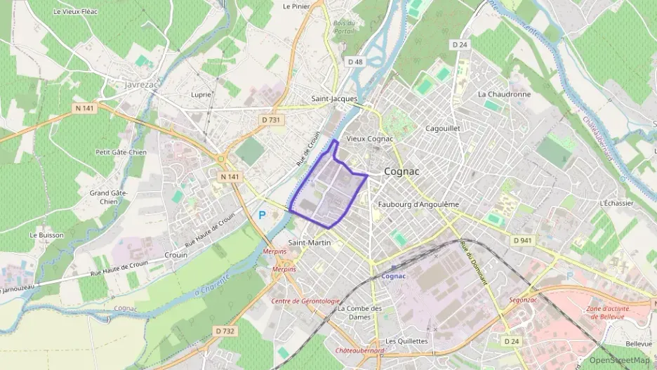 Appartement 30 m² une piece à vendre à Cognac Appartement 30 m² une piece à vendre à Cognac