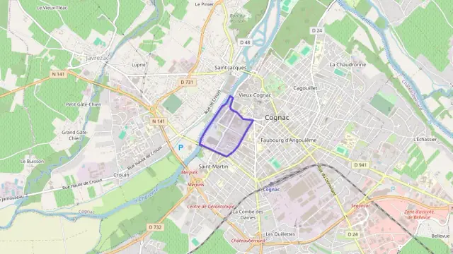 Appartement 48 m² trois pièces à vendre à Cognac