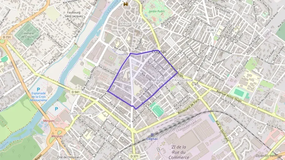 Appartement 66 m² quatre pièces à vendre à Cognac