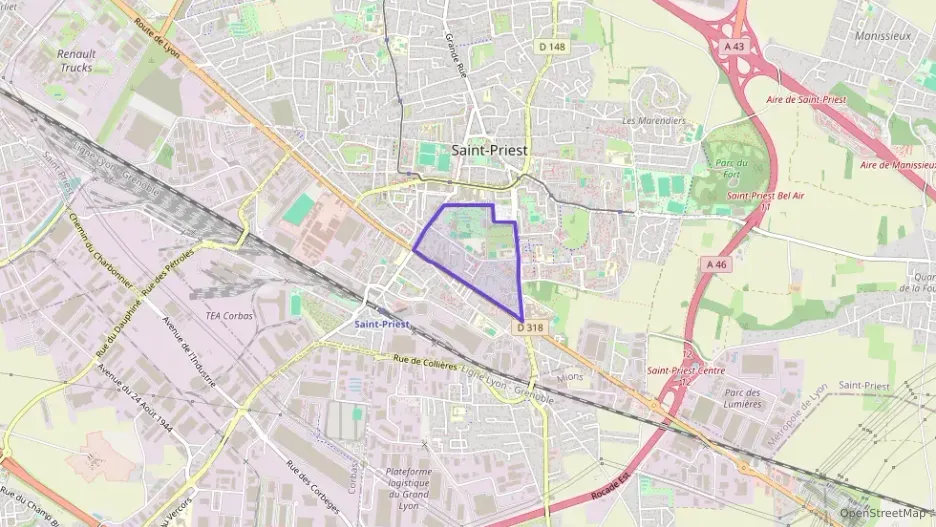 Appartement 82 m² quatre pièces à vendre à Saint-Priest Appartement 82 m² quatre pièces à vendre à Saint-Priest