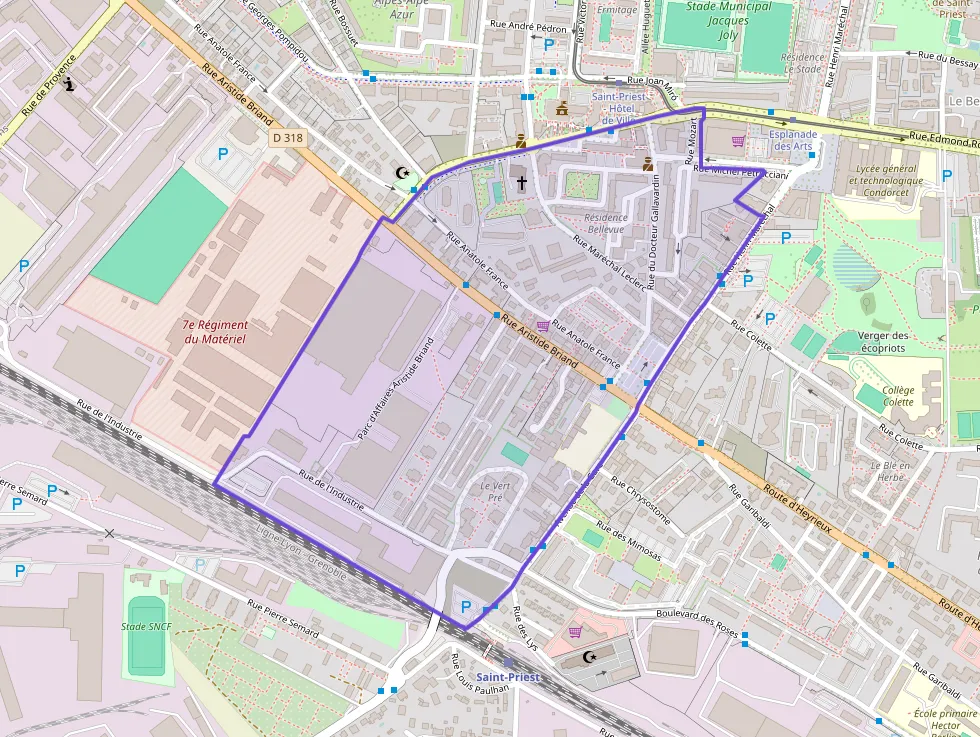 Appartement 61 m² trois pièces à vendre à Saint-Priest