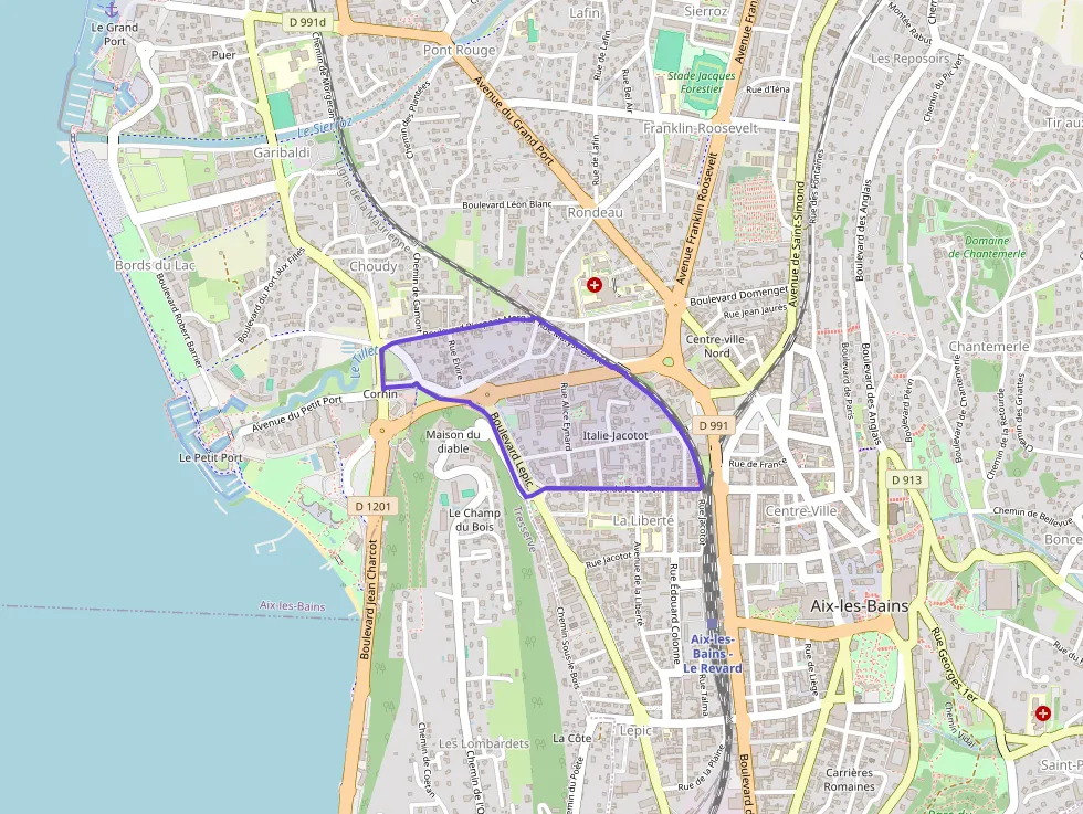 Appartement 50 m² trois pièces à vendre à Aix-les-Bains