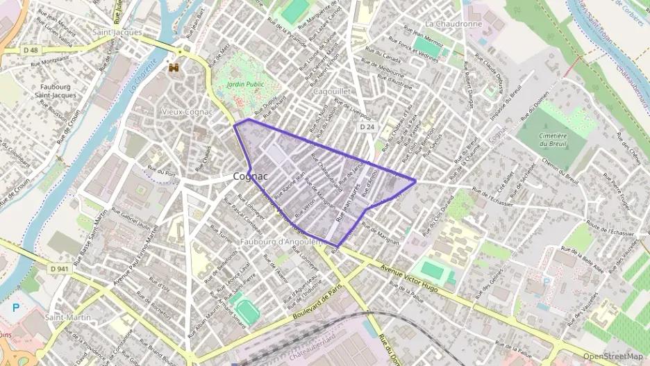 Appartement 77 m² trois pièces à vendre à Cognac