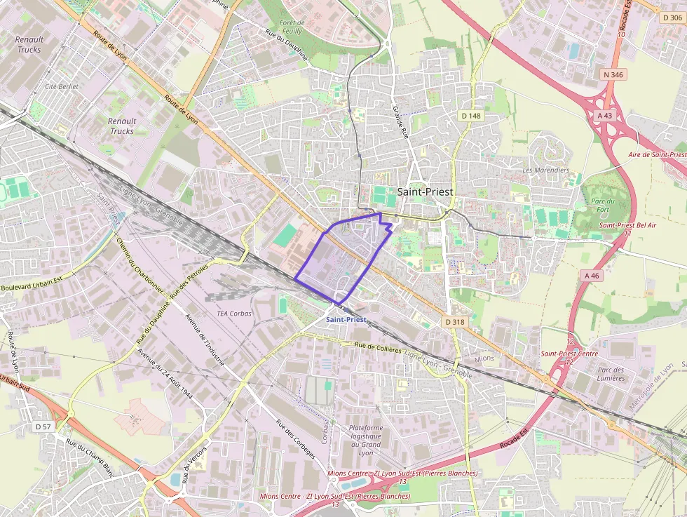 Appartement 33 m² deux pieces à vendre à Saint-Priest