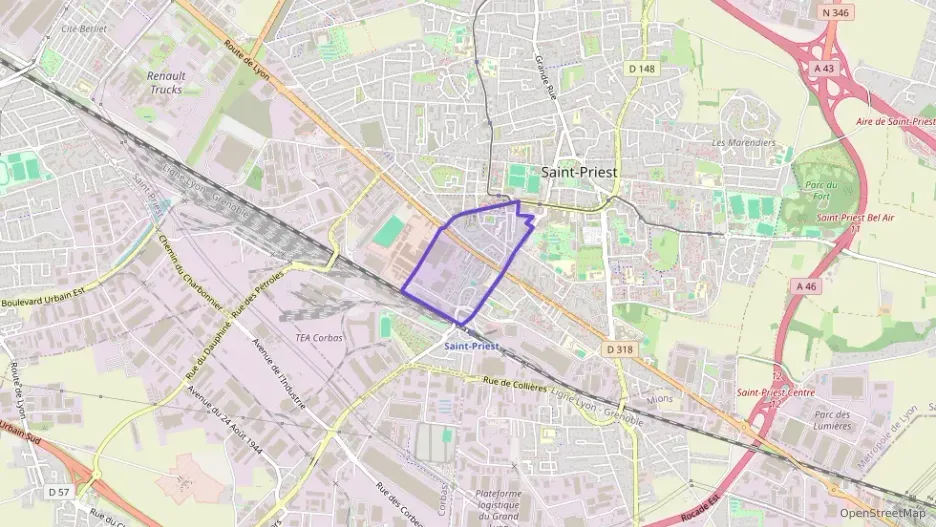 Appartement 33 m² deux pieces à vendre à Saint-Priest