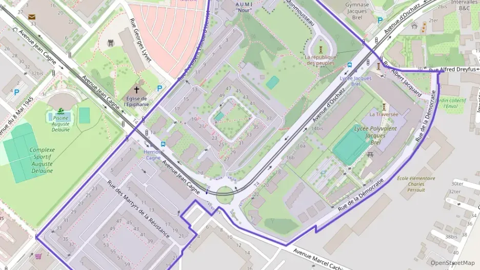 Appartement 65 m² trois pièces à vendre à Vénissieux