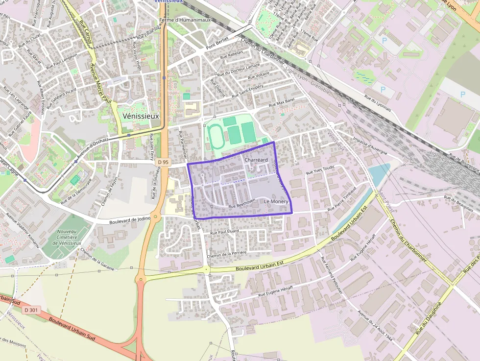 Appartement 89 m² quatre pièces à vendre à Vénissieux