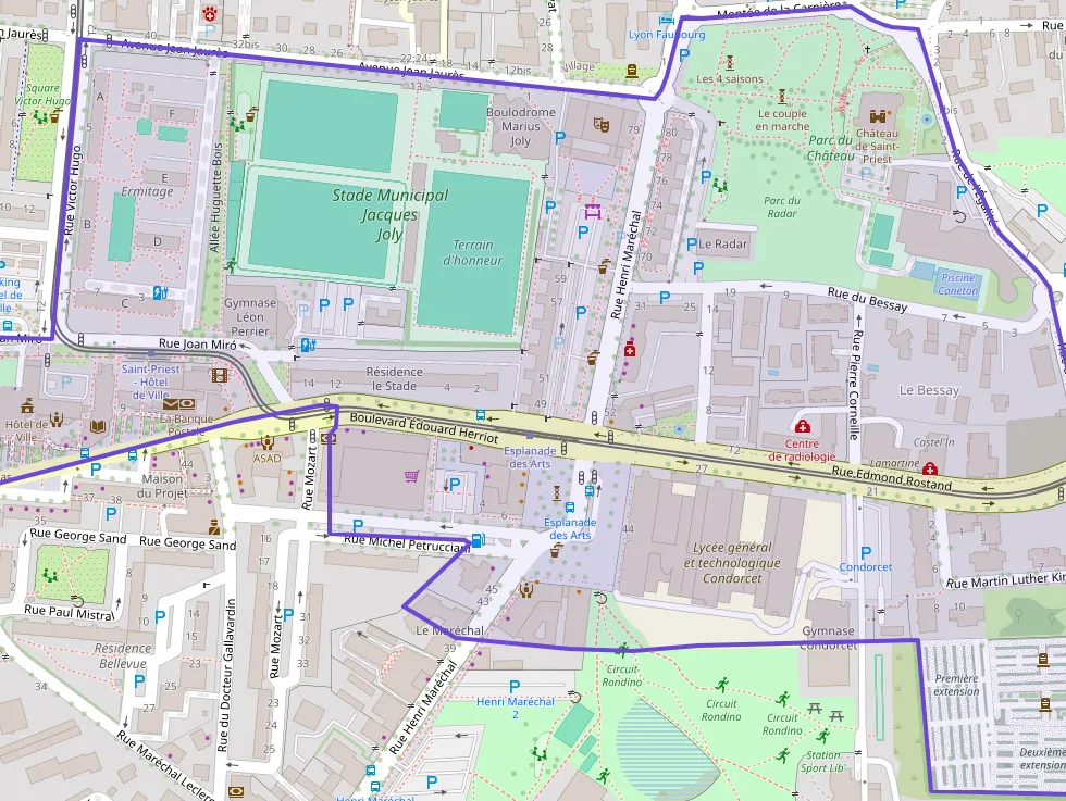 Appartement 62 m² quatre pièces à vendre à Saint-Priest