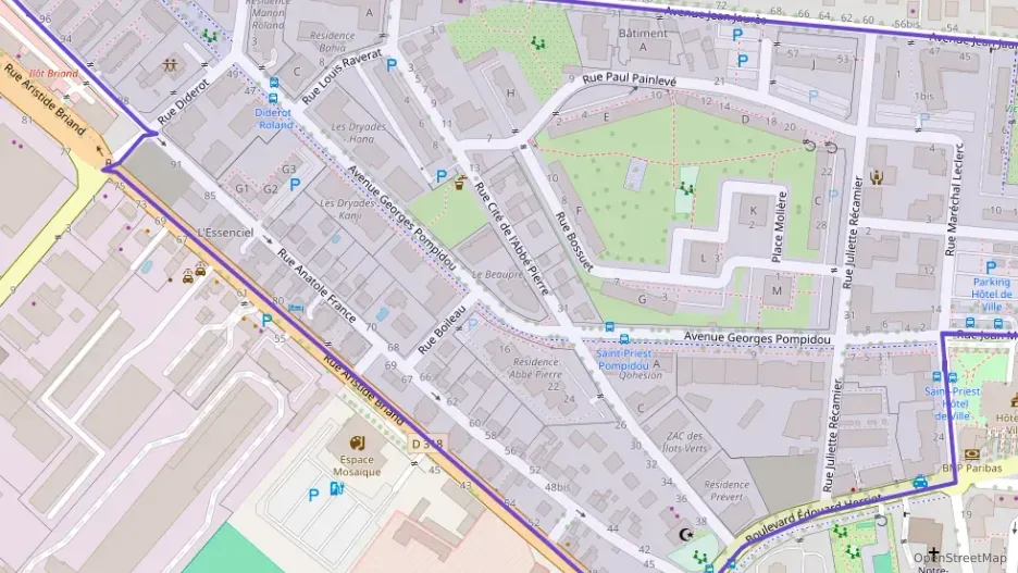 Appartement 44 m² deux pieces à vendre à Saint-Priest