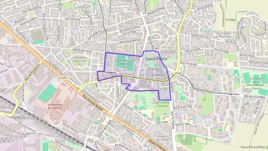 Appartement 92 m² quatre pièces à vendre à Saint-Priest