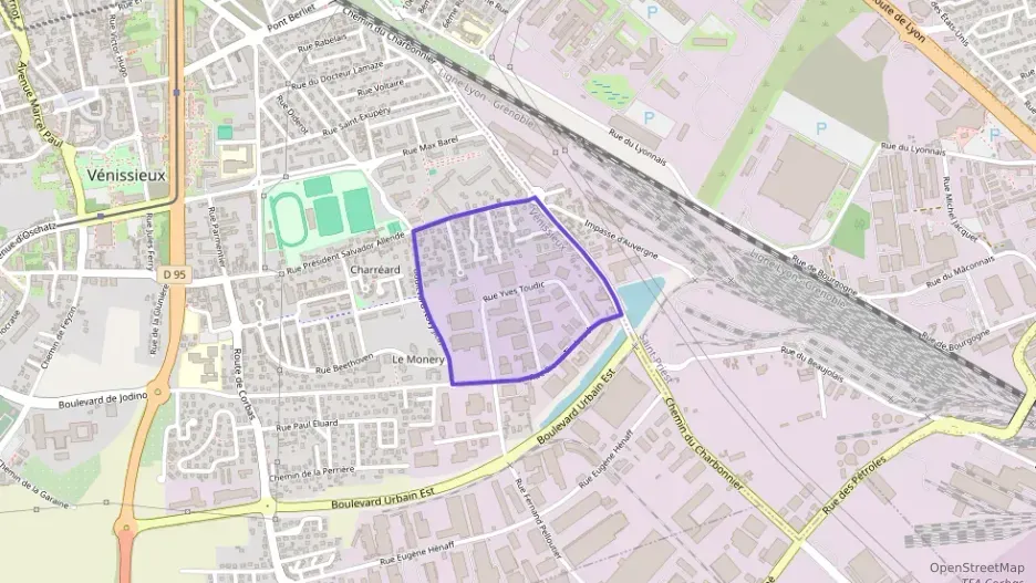 Appartement 67 m² trois pièces à vendre à Vénissieux