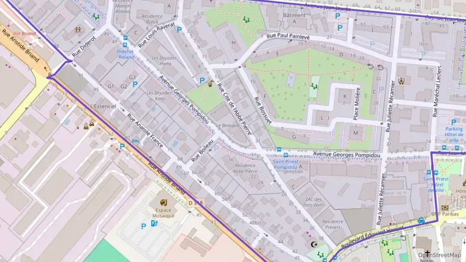 Appartement 42 m² deux pieces à vendre à Saint-Priest