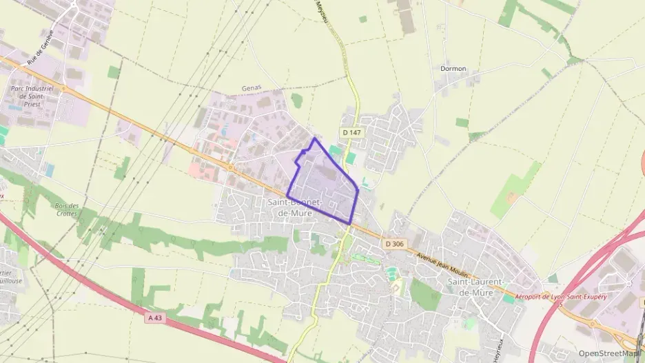 Appartement 86 m² cinq pièces à vendre à Saint-Bonnet-de-Mure