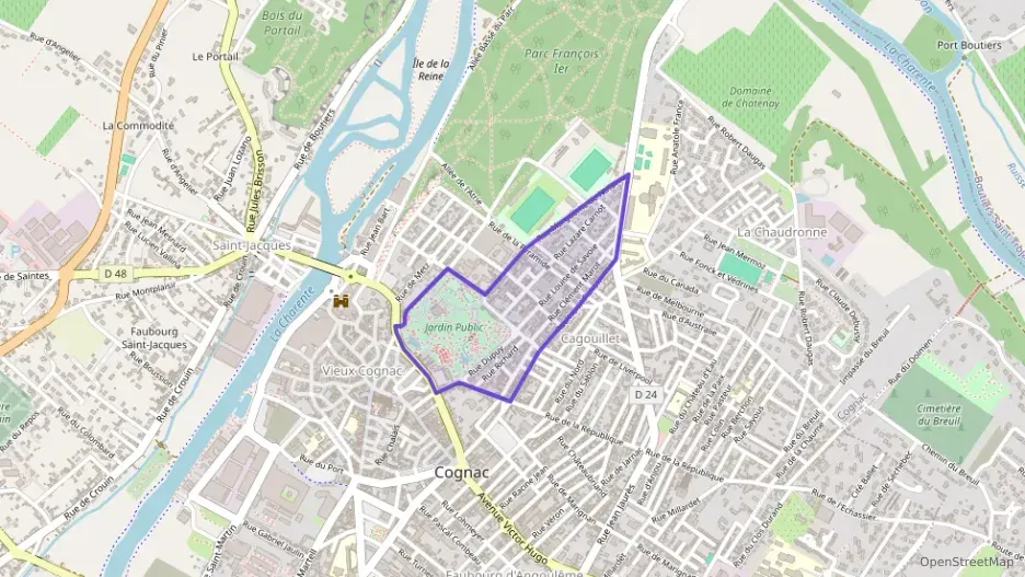 Appartement 135 m² quatre pièces à vendre à Cognac