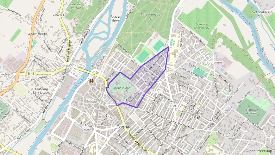 Appartement 53 m² deux pieces à vendre à Cognac