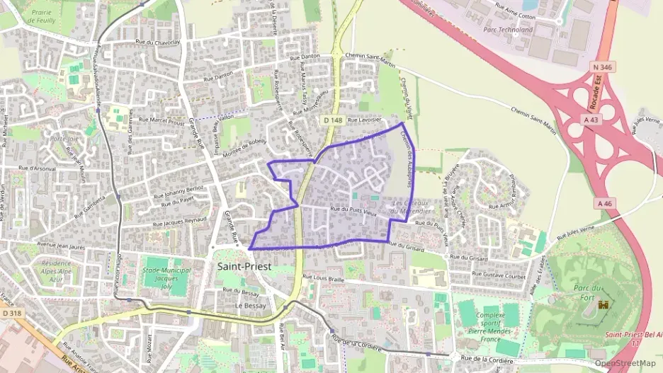 Appartement 64 m² trois pièces à vendre à Saint-Priest Appartement 64 m² trois pièces à vendre à Saint-Priest