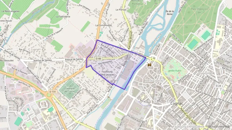 Appartement 40 m² trois pièces à vendre à Cognac Appartement 40 m² trois pièces à vendre à Cognac