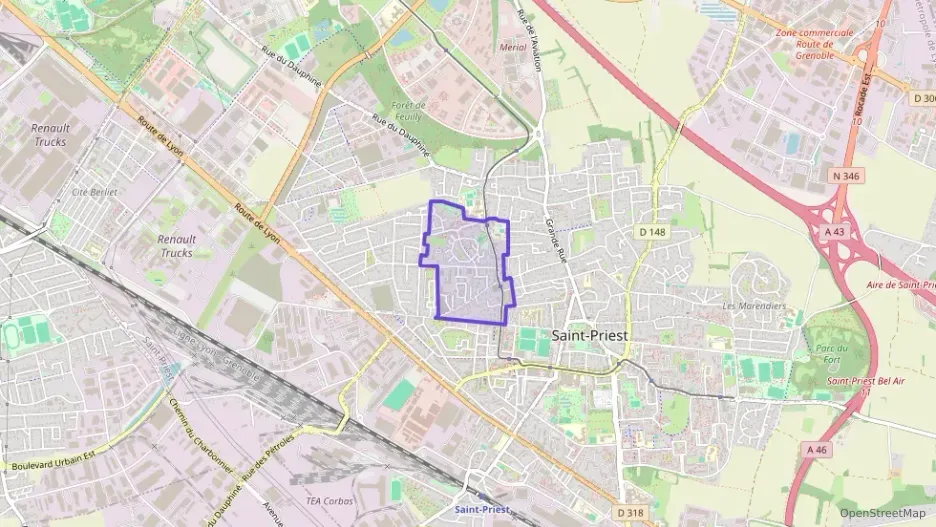 Appartement 64 m² trois pièces à vendre à Saint-Priest