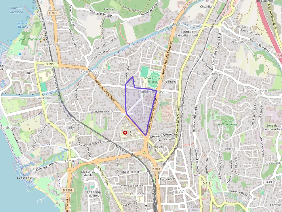 Appartement 72 m² quatre pièces à vendre à Aix-les-Bains