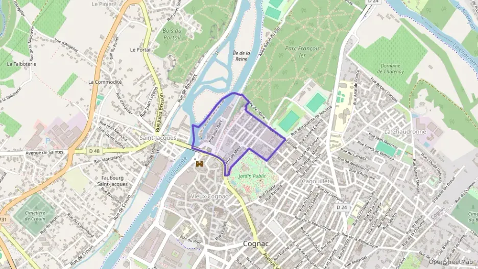 Appartement 106 m² quatre pièces à vendre à Cognac
