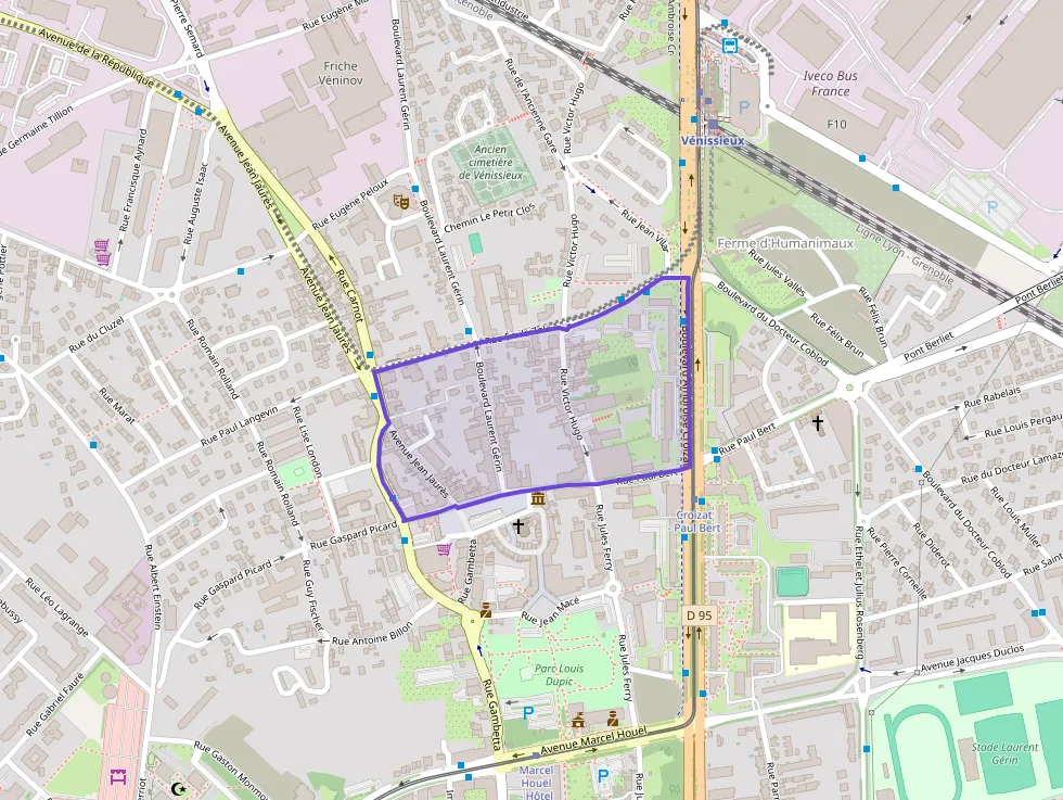 Appartement 62 m² trois pièces à vendre à Vénissieux