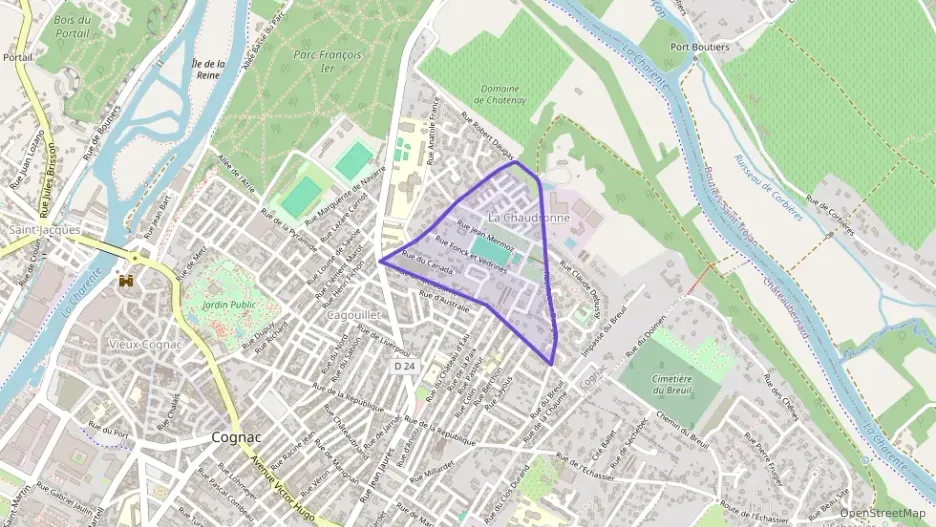 Appartement 50 m² trois pièces à vendre à Cognac