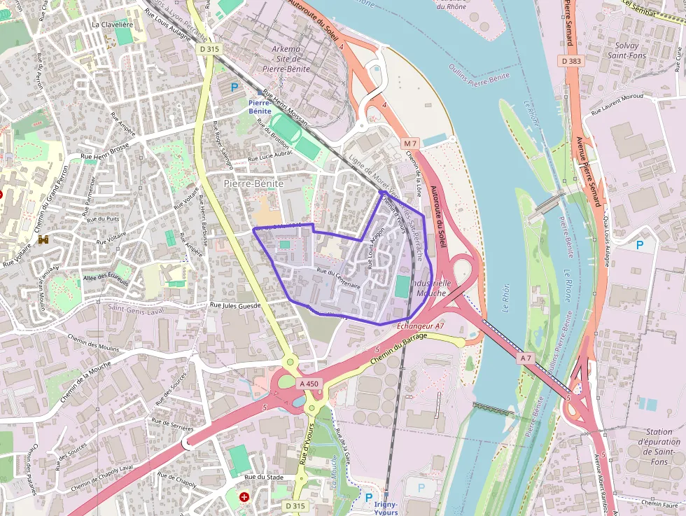 Appartement 61 m² trois pièces à vendre à Pierre-Bénite