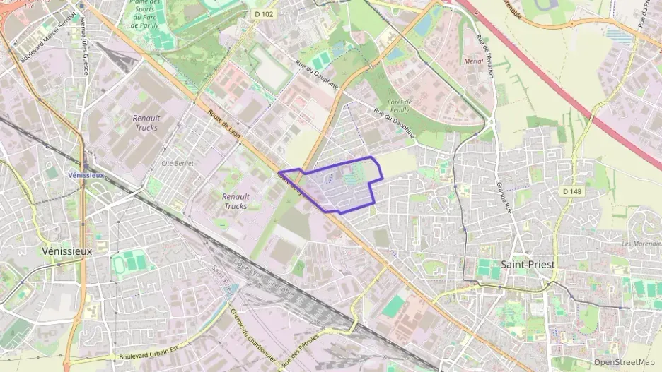 Appartement 87 m² quatre pièces à vendre à Saint-Priest