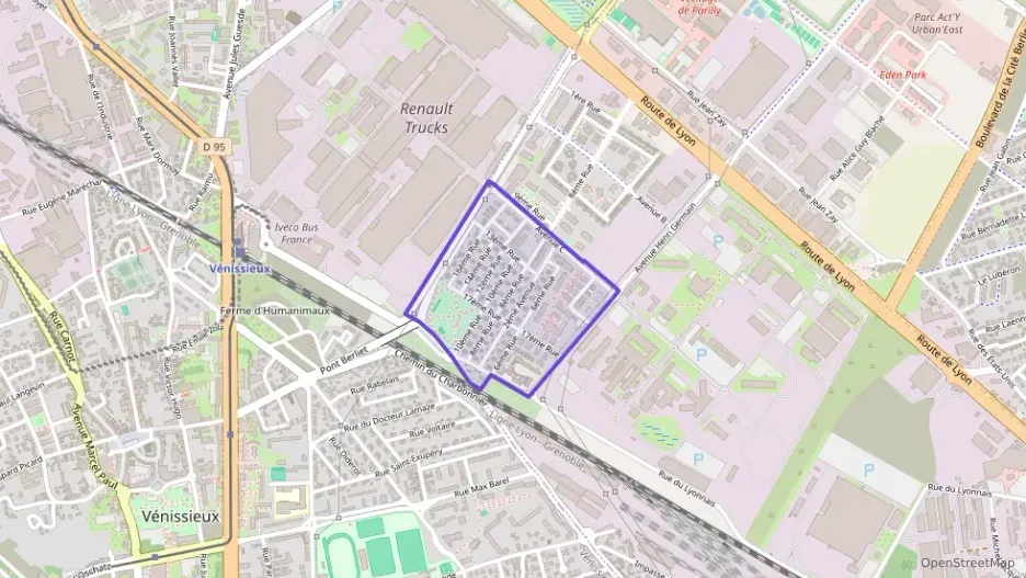 Appartement 95 m² quatre pièces à vendre à Saint-Priest