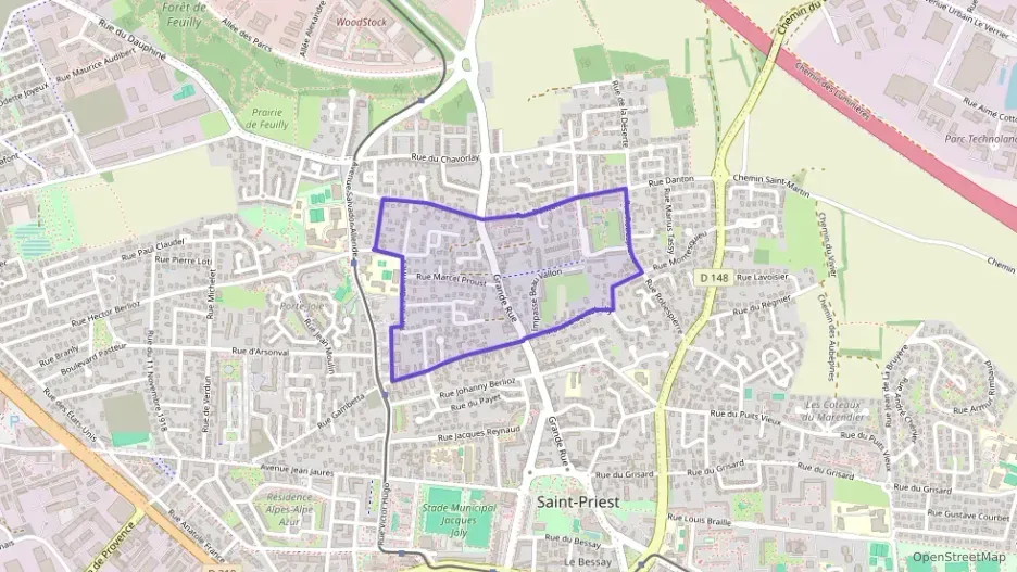 Appartement 70 m² quatre pièces à vendre à Saint-Priest Appartement 70 m² quatre pièces à vendre à Saint-Priest