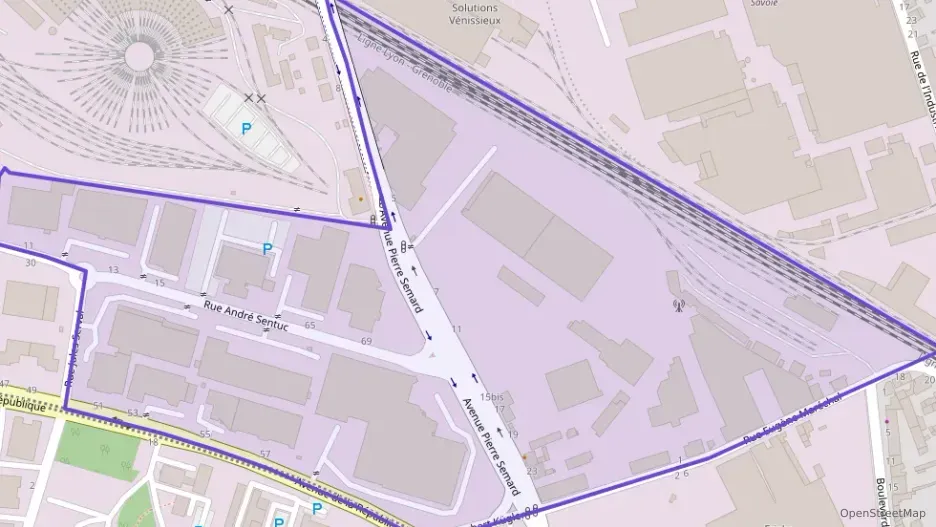 Appartement 53 m² trois pièces à vendre à Vénissieux