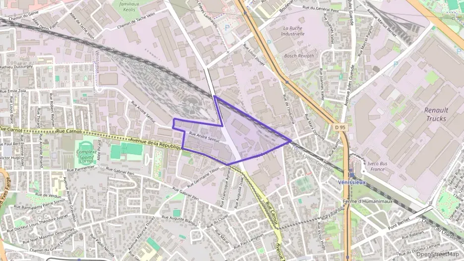 Appartement 53 m² trois pièces à vendre à Vénissieux