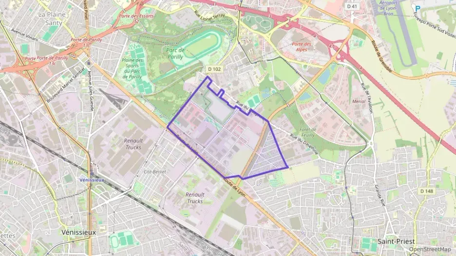 Appartement 58 m² trois pièces à vendre à Saint-Priest Appartement 58 m² trois pièces à vendre à Saint-Priest