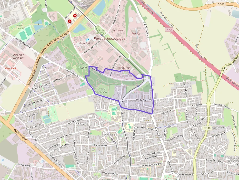 Appartement 100 m² quatre pièces à vendre à Saint-Priest