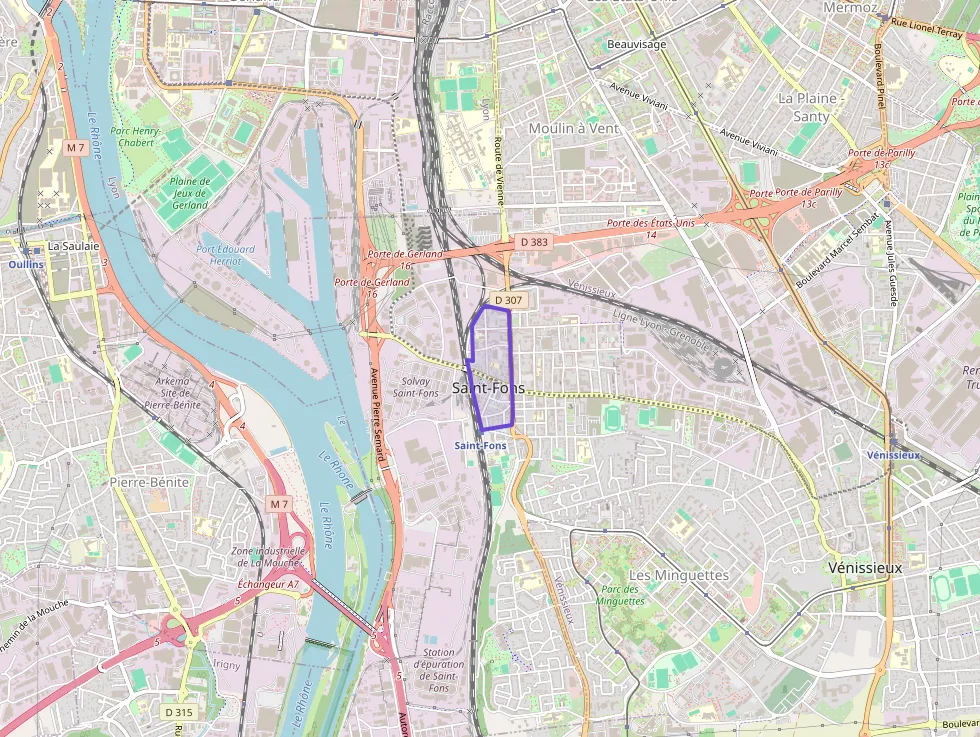 Appartement 85 m² quatre pièces à vendre à Saint-Fons