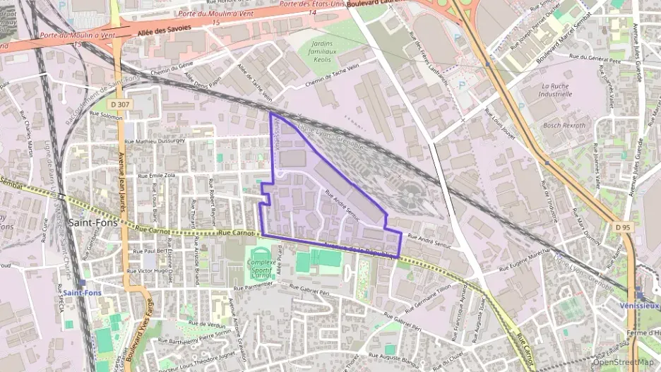 Appartement 62 m² quatre pièces à vendre à Vénissieux