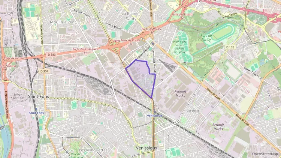 Appartement 50 m² deux pieces à vendre à Vénissieux