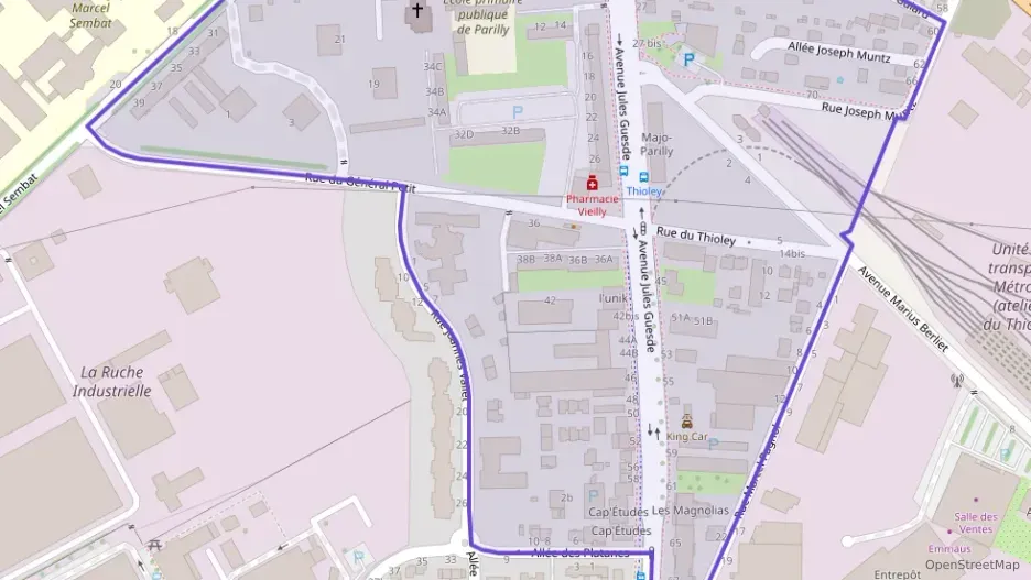 Appartement 61 m² quatre pièces à vendre à Vénissieux