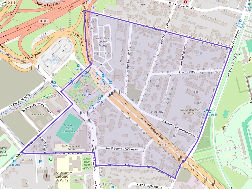 Appartement 44 m² deux pieces à vendre à Vénissieux