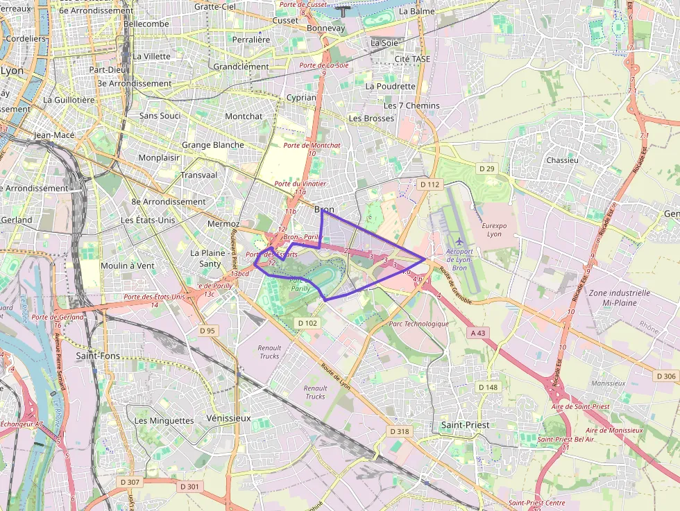 Appartement 63 m² trois pièces à vendre à Bron