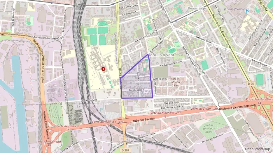 Appartement 98 m² quatre pièces à vendre à Vénissieux