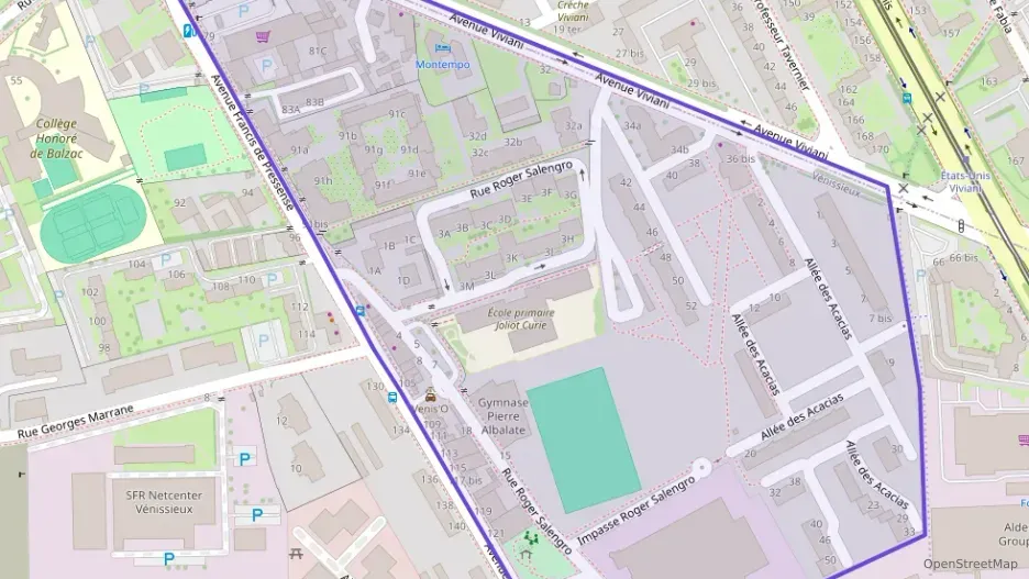 Appartement 62 m² trois pièces à vendre à Vénissieux